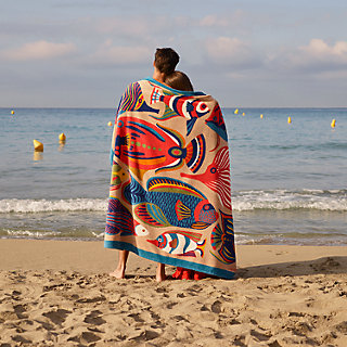 Traffic Jam beach towel | Hermès Canada